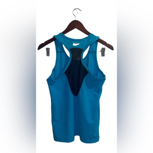 NIKE DRI FIT BLUE ACTIVE REFLECTIVE TANK TOP - Picture 2 of 3